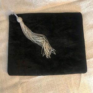 Steve Madden Lush Pouch with Beaded Tassel